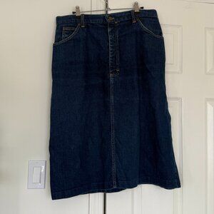 vintage denim skirt